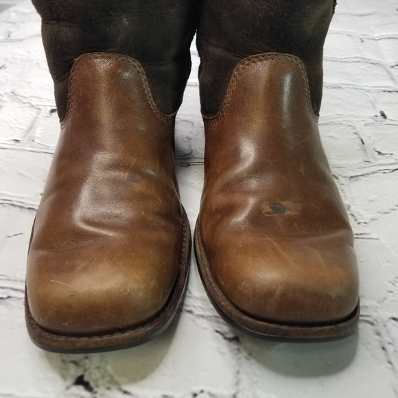 Ugg Brookffield brown short sheepskin cuffable boots - Picture 7 of 11